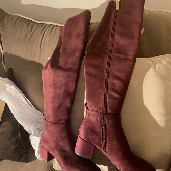 NWT Michael Kors Merlot Braden Mid Boots 7M - Picture 8 of 9